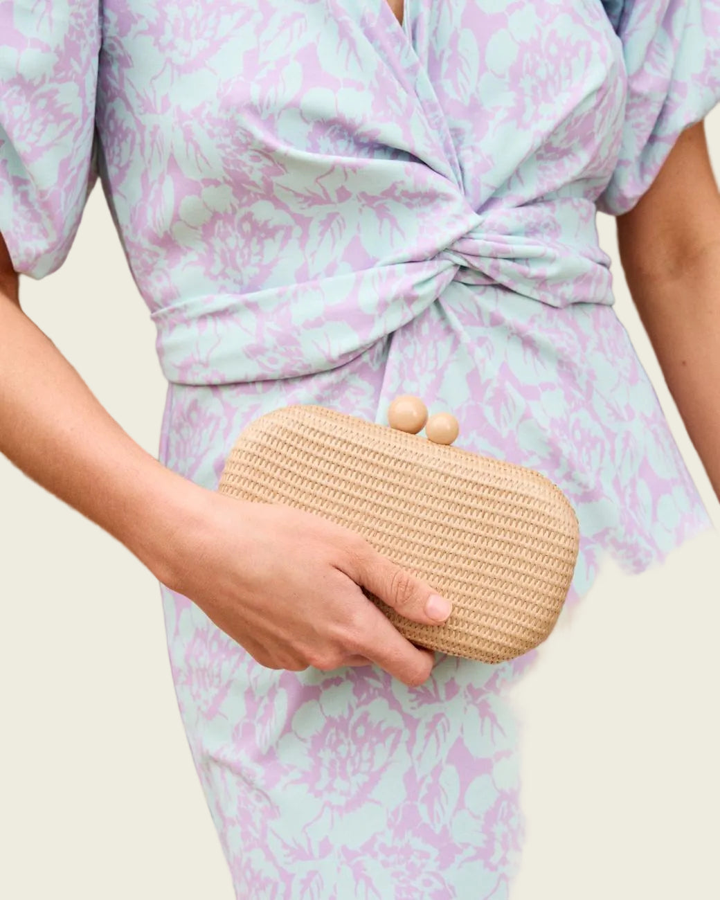 Diani Woven Clutch Bag