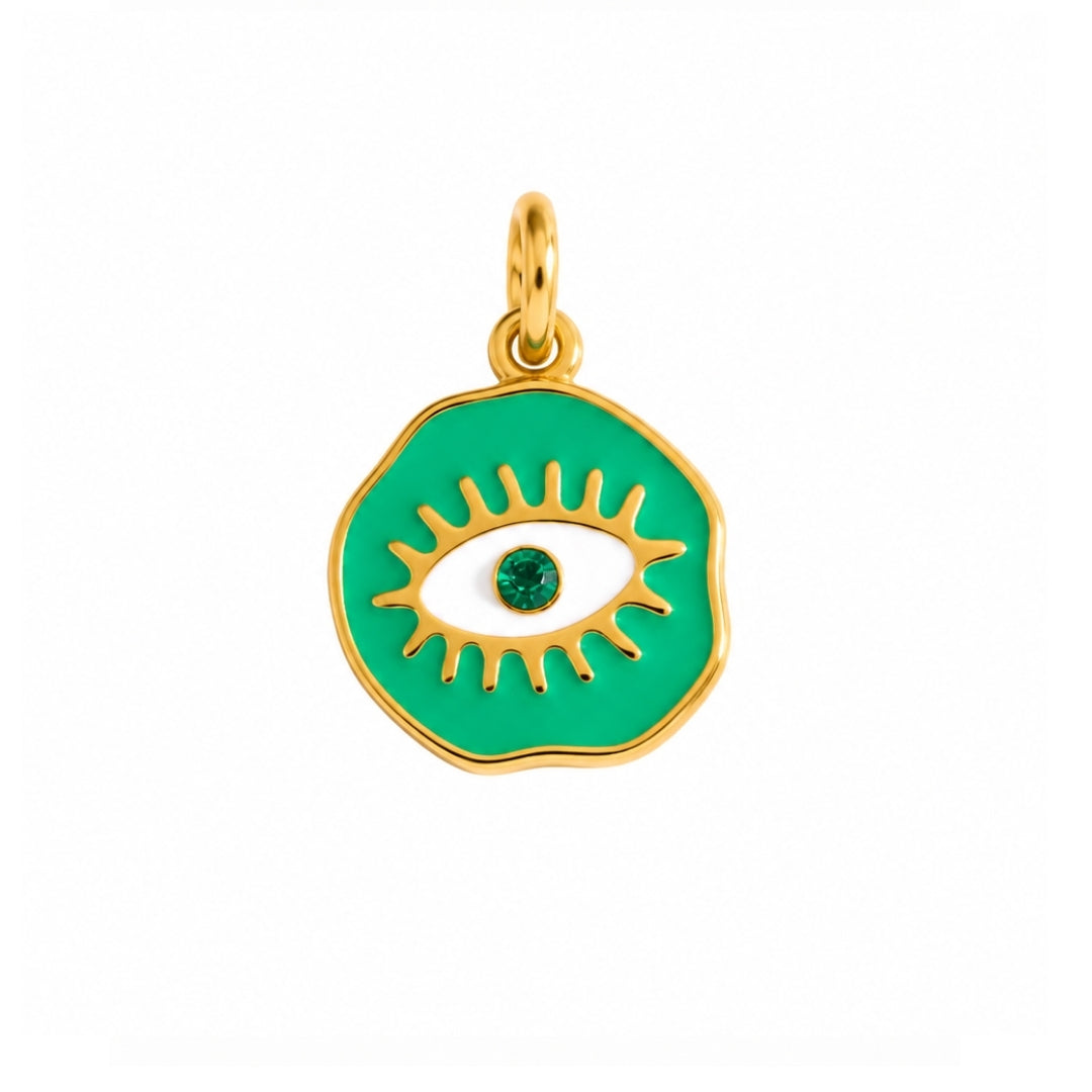 Green Evil Eye Charm