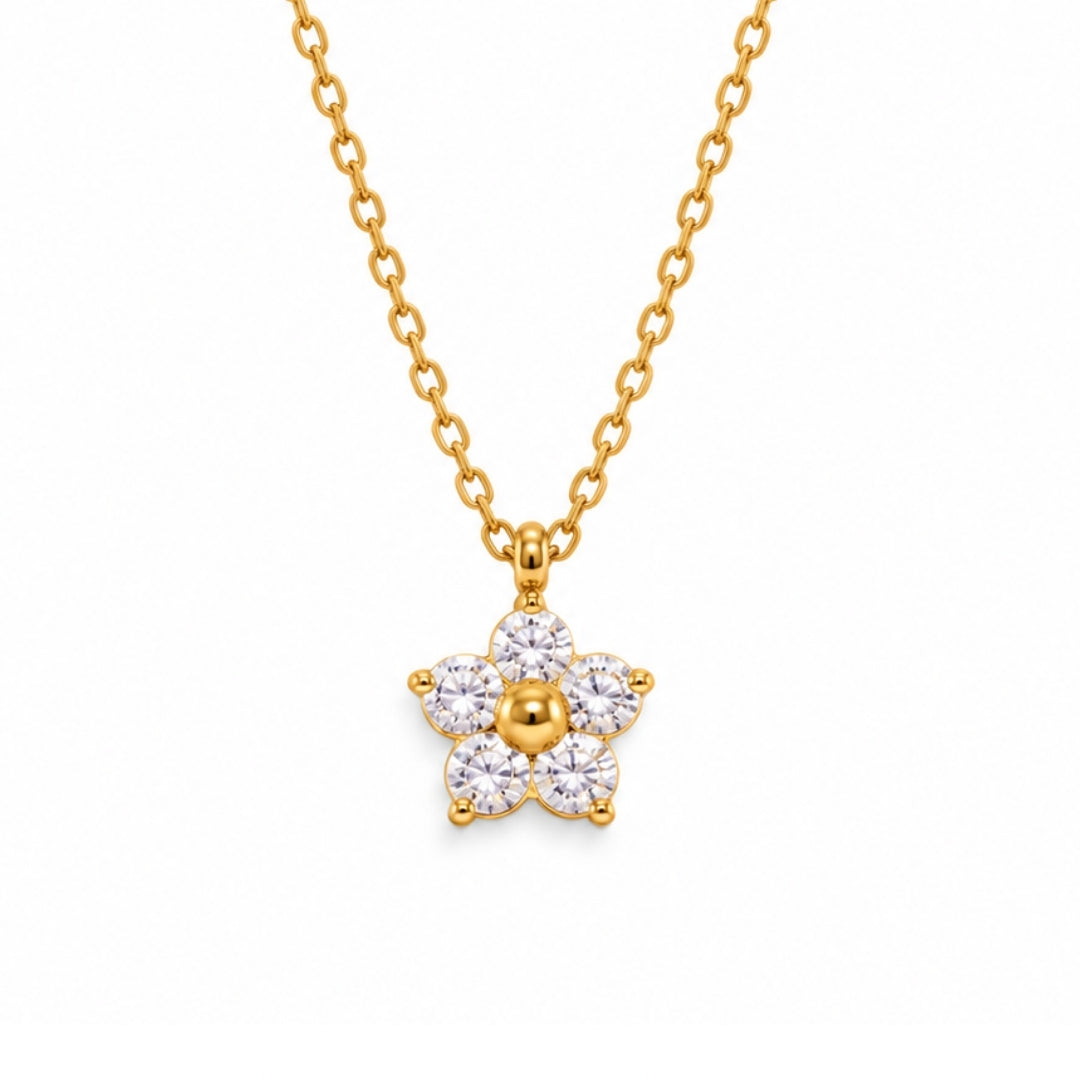 White Spring Necklace