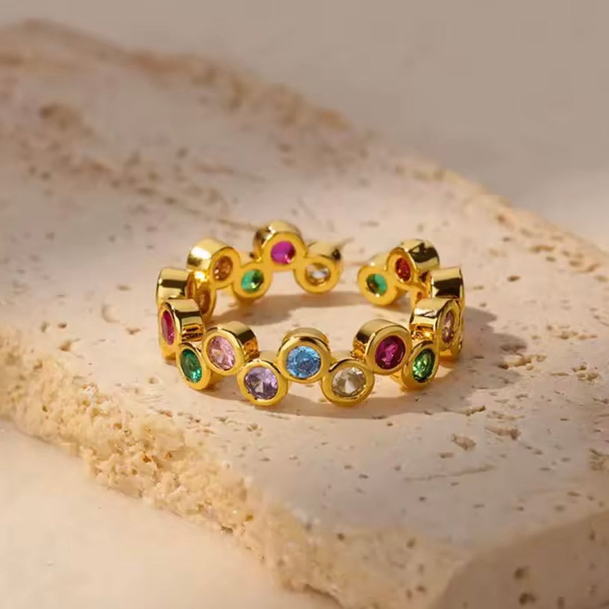 Anillo Burbujas de Colores