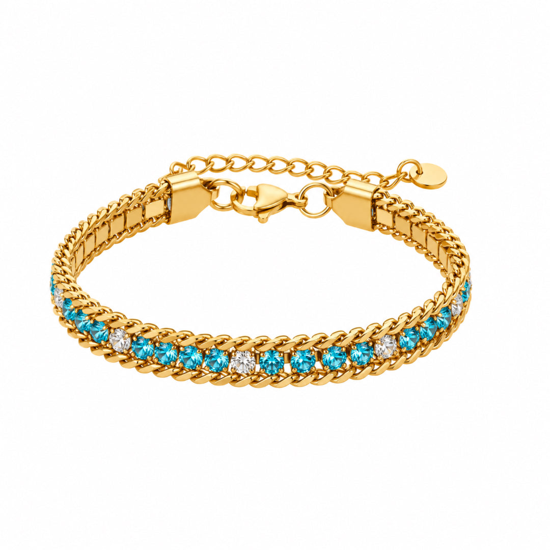 Blue Beaded Bracelet