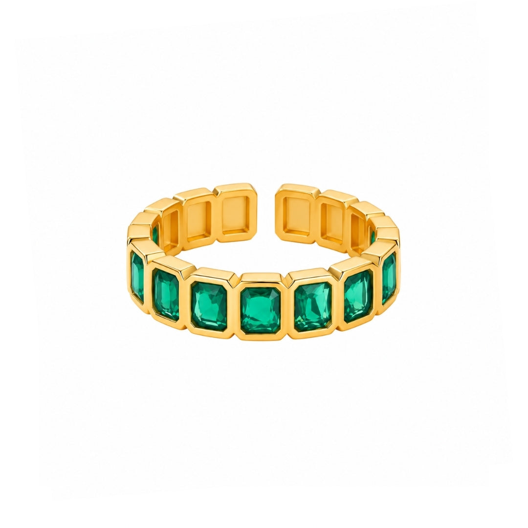 Green Sparkle Ring