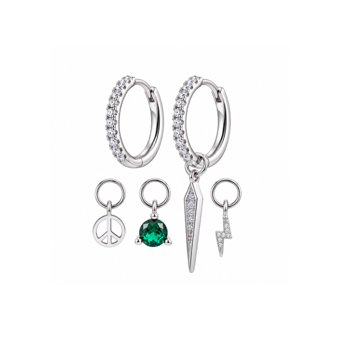 Emerald Earring Set