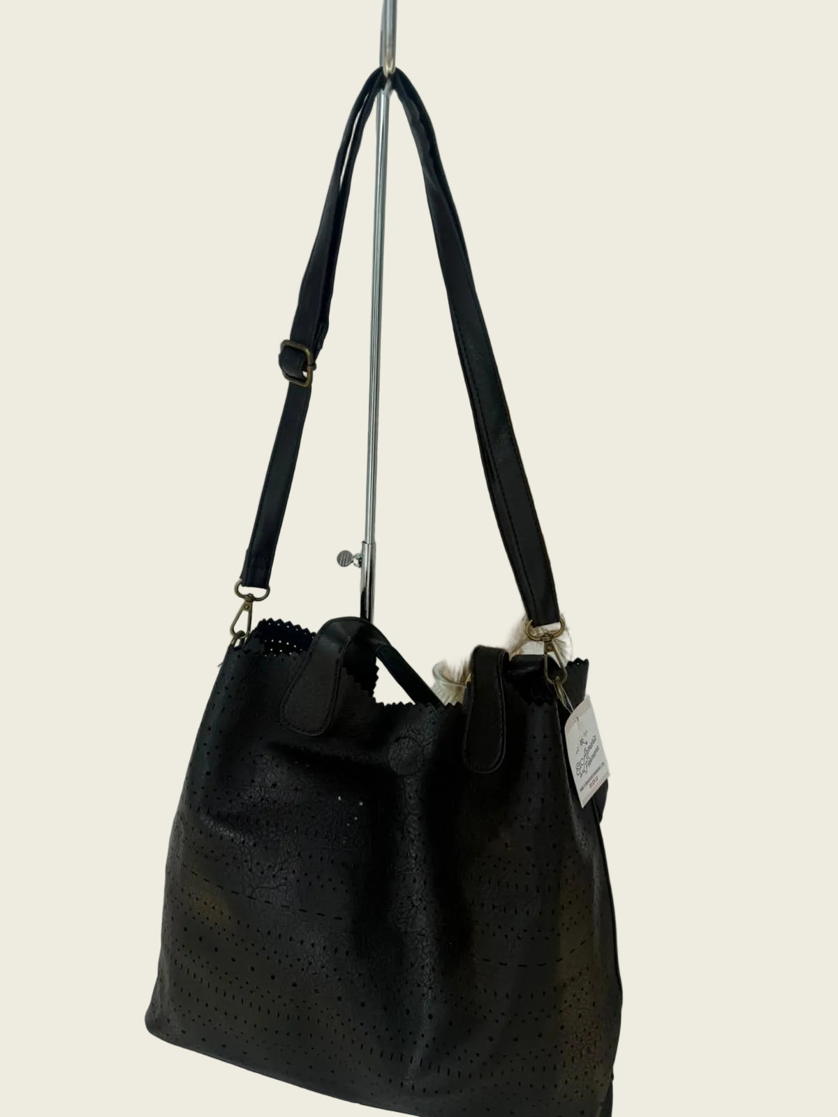 Black Sena Tote Bag