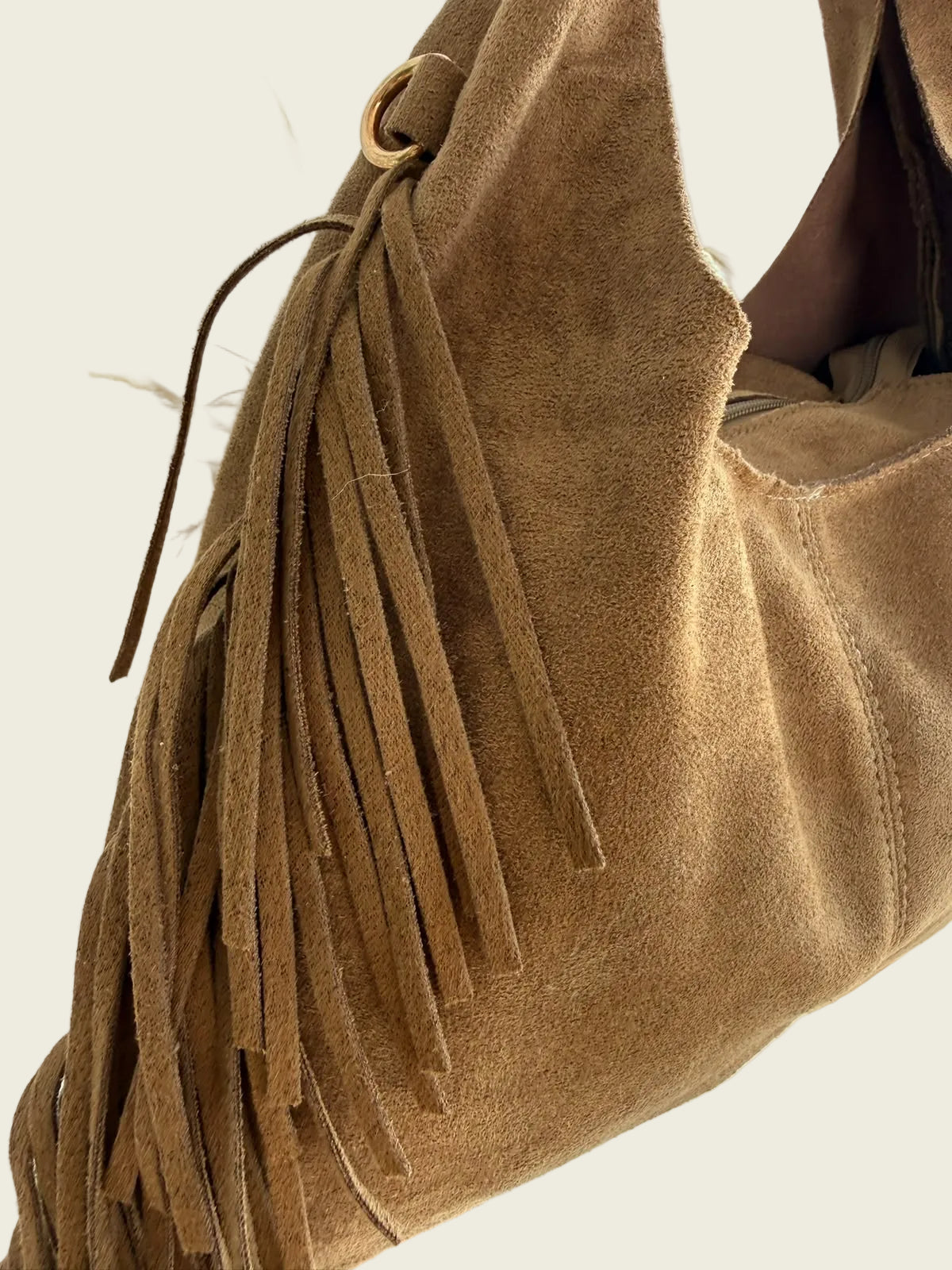 Vera Camel Crossbody Bag
