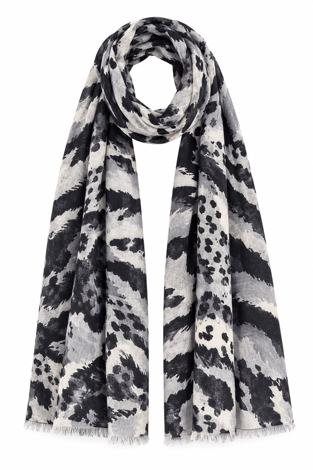 Gray Embrace Scarf