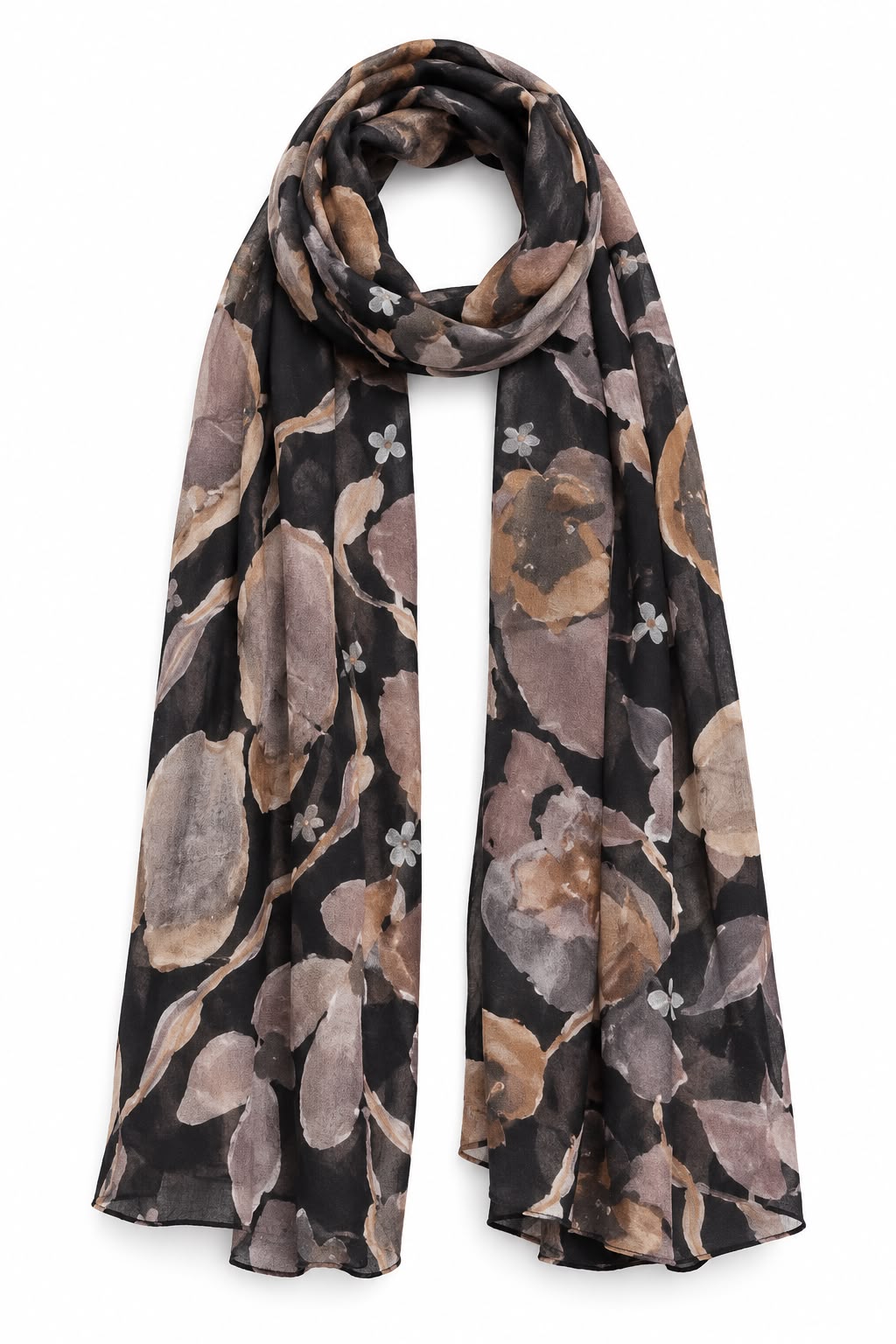 Black Autumn Scarf