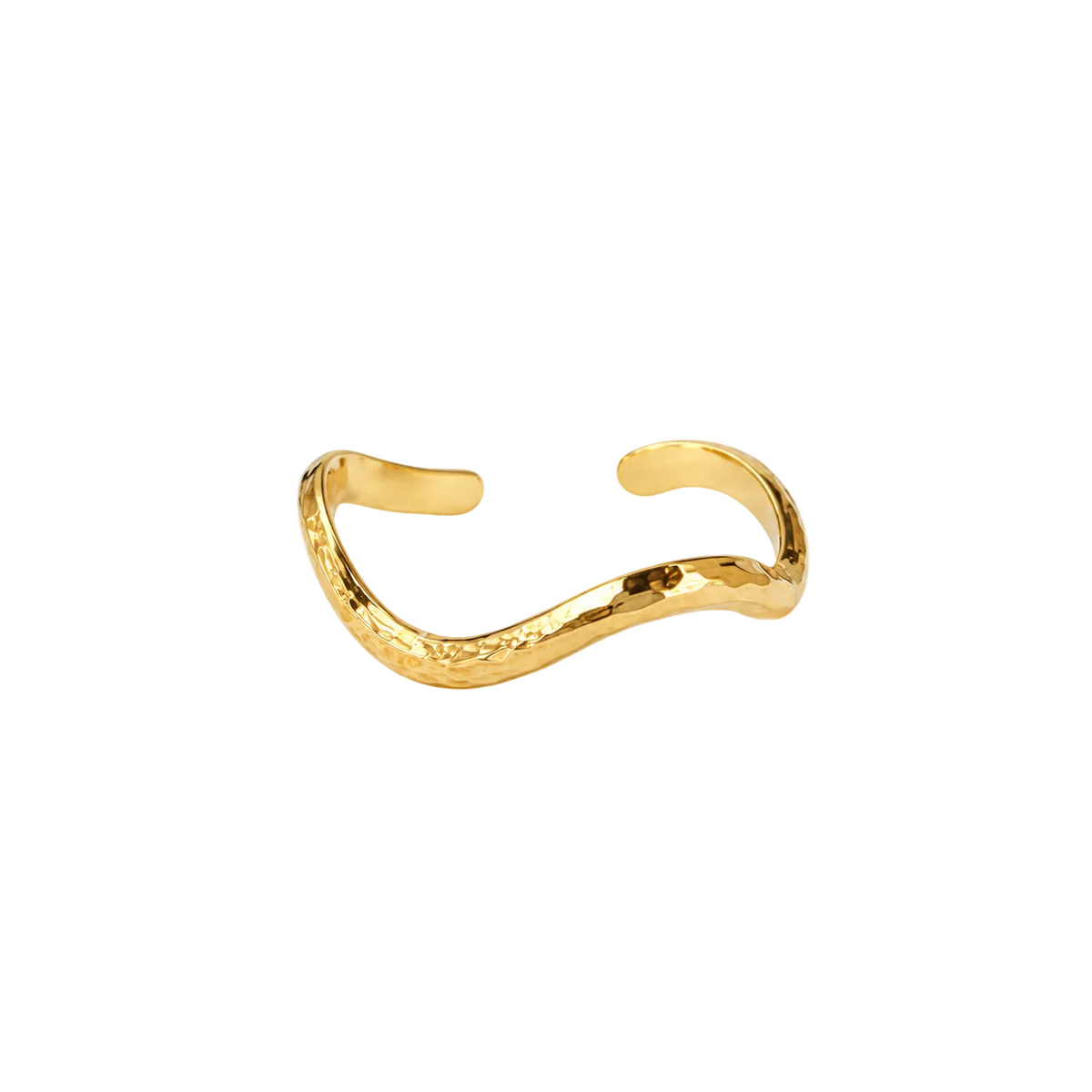Golden Wave Ring