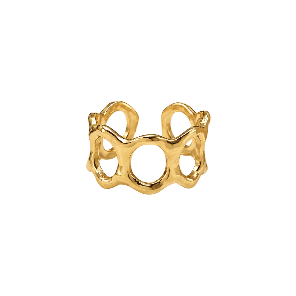 Golden Orbit Ring