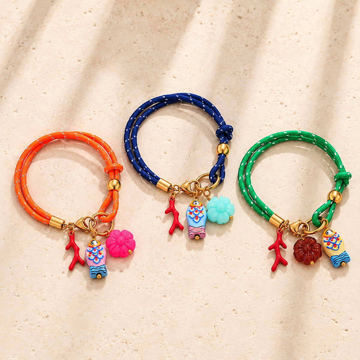 Orange Reef Bracelet