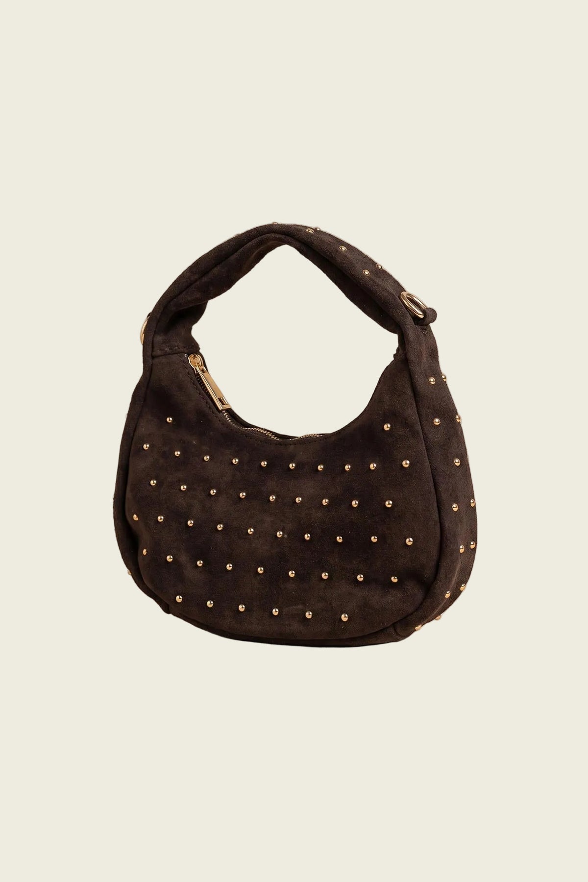 Aroa Studded Leather Shoulder Bag