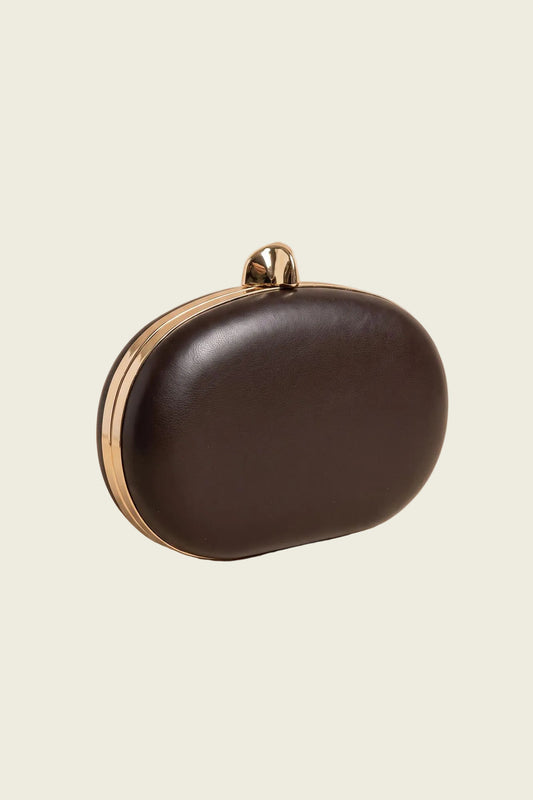 Geneviève Oval Clutch Bag