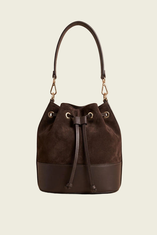 Lorenna Leather Bucket Bag