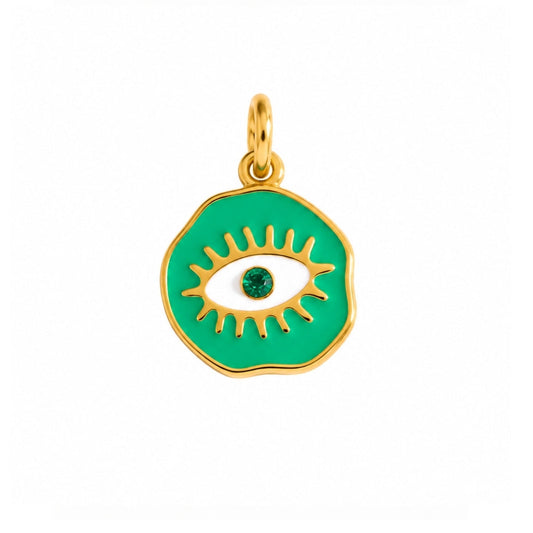 Green Evil Eye Charm