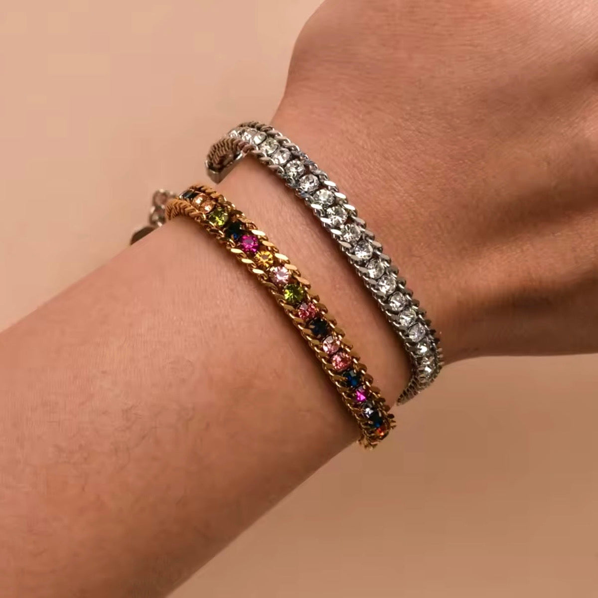Blue Beaded Bracelet