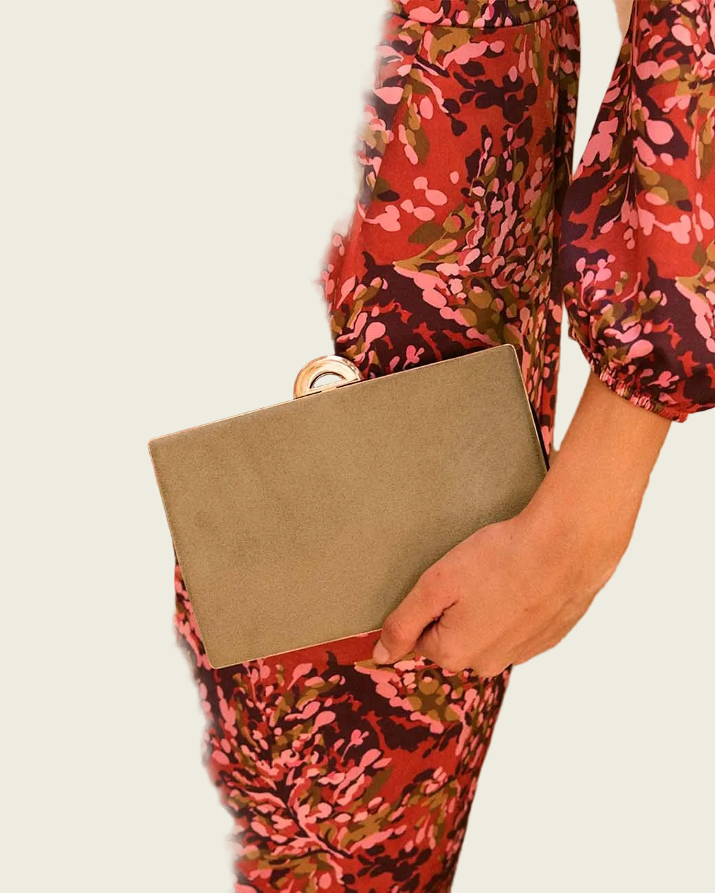 Khloe Green Evening Clutch Bag