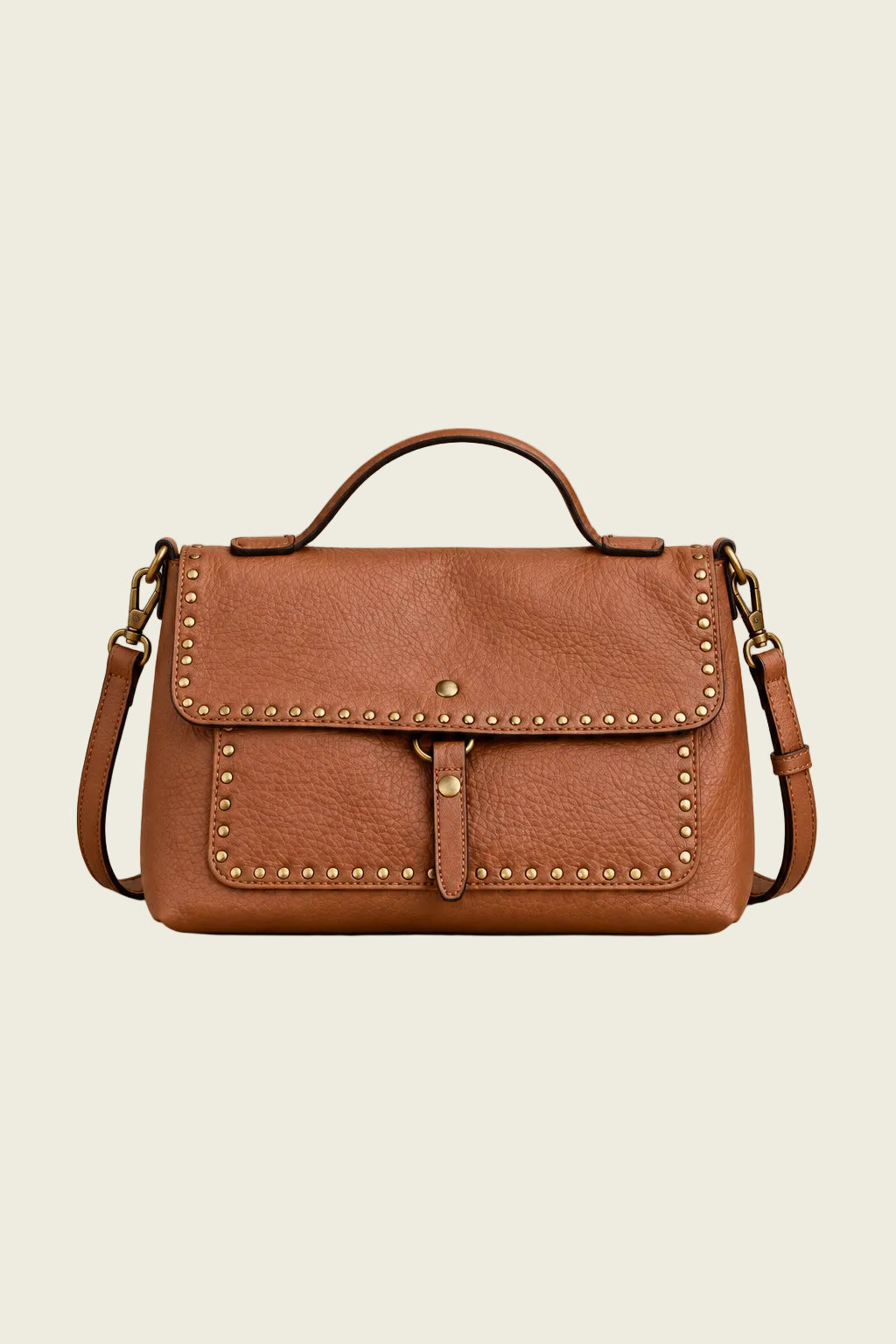 Rectagu Studded Crossbody Bag