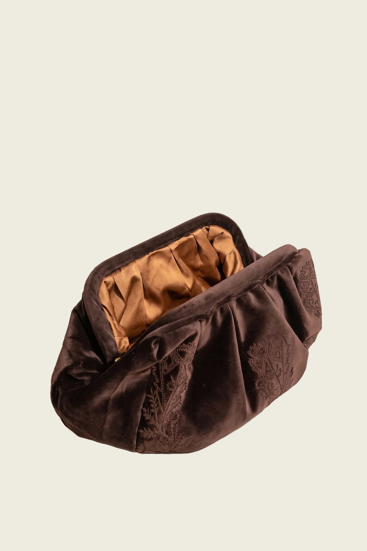 Élodie Gathered Clutch Bag