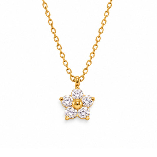 White Spring Necklace
