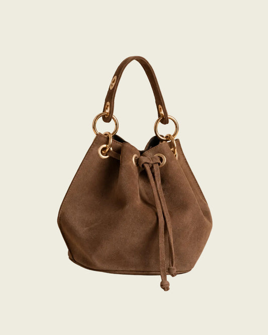 Mirian Suede Bucket Bag