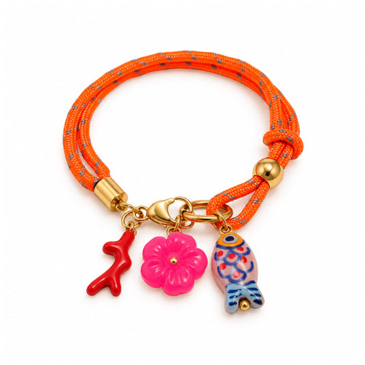 Orange Reef Bracelet
