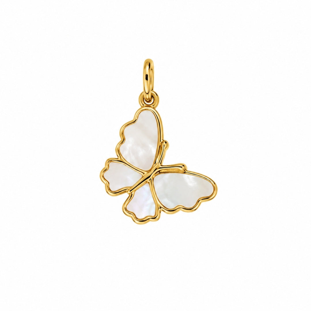Mother-of-Pearl Butterfly Charm