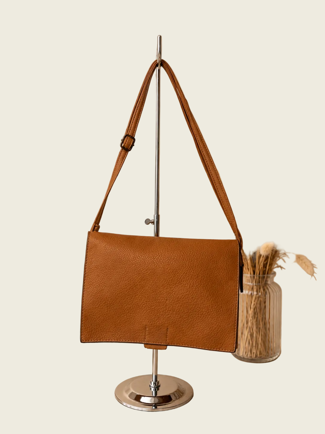 Alba Camel Crossbody Bag