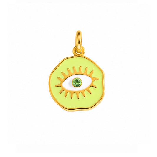 Fluorescent Evil Eye Charm