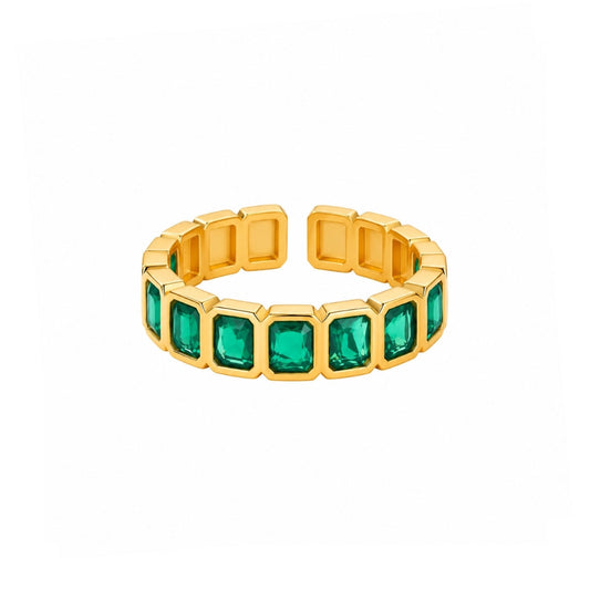 Green Sparkle Ring