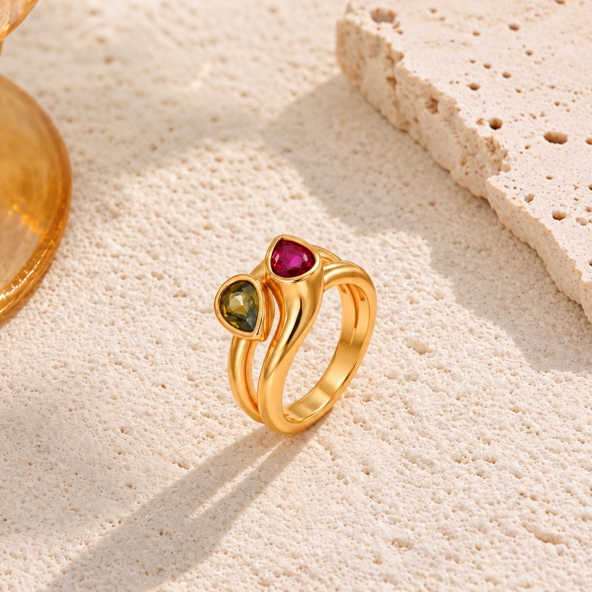 Double Ruby Ring