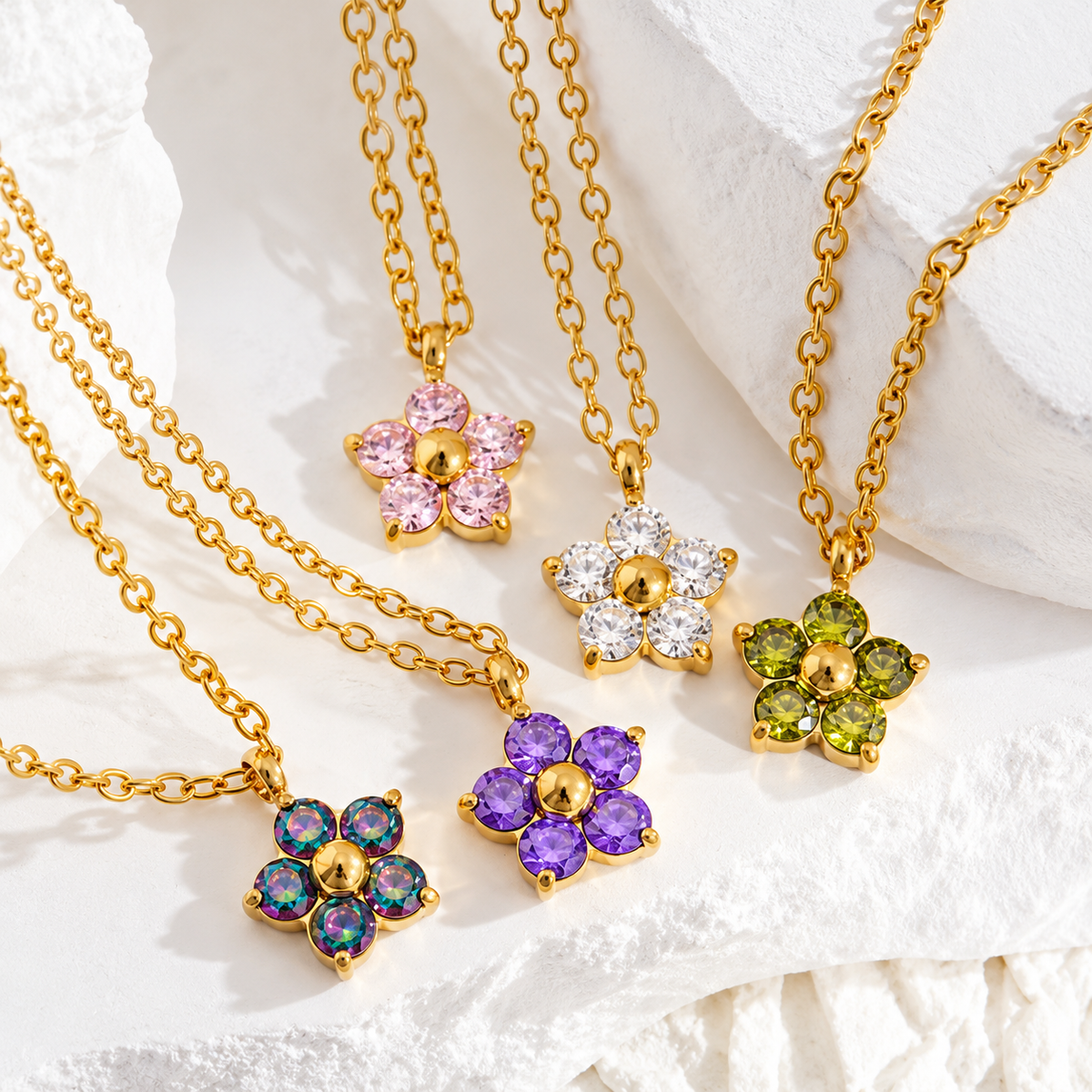 Pink Spring Necklace