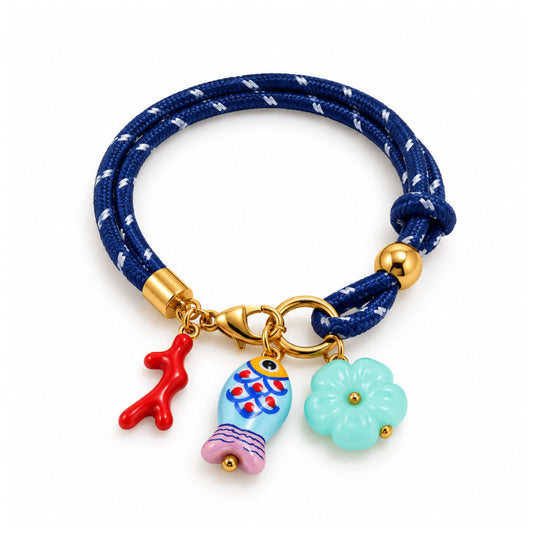 Navy Blue Reef Bracelet
