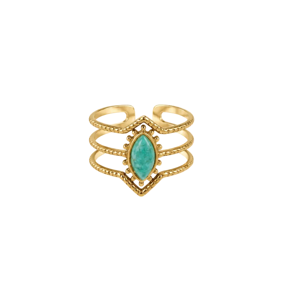 Golden Sunrise Ring