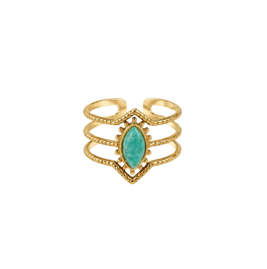 Golden Sunrise Ring