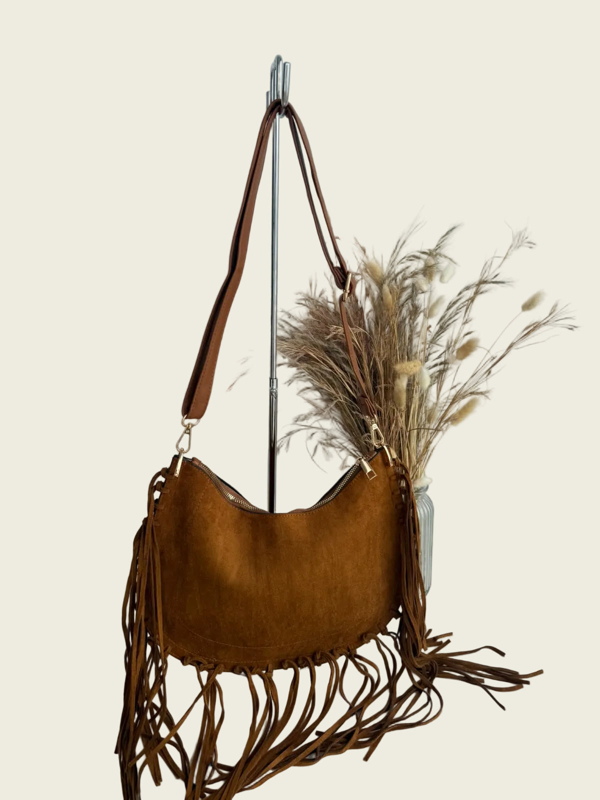 Mara Camel Shoulder Bag