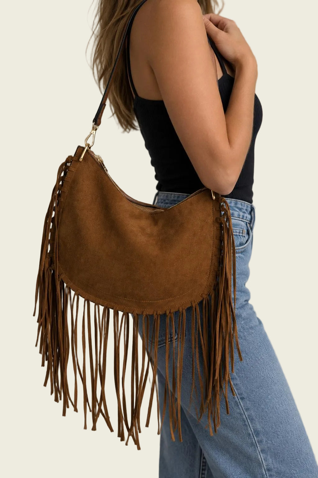 Mara Camel Shoulder Bag