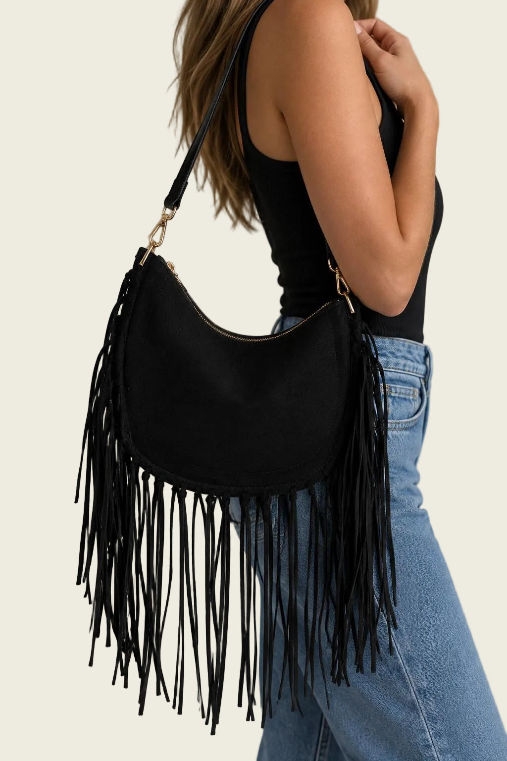 Mara Black Shoulder Bag