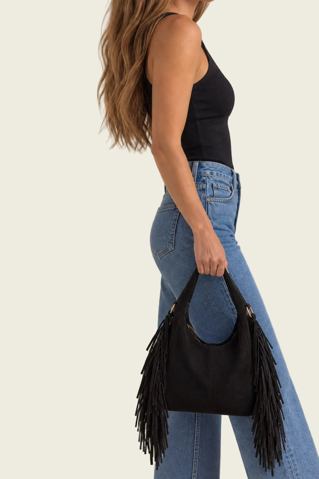 Black Vera Crossbody Bag