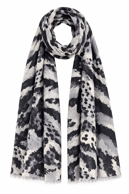 Gray Embrace Scarf