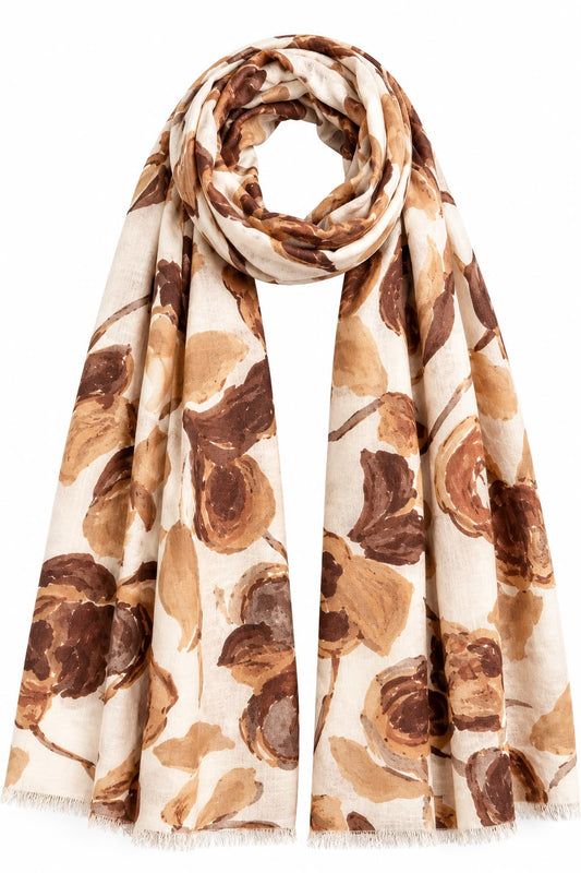 Beige Autumn Scarf