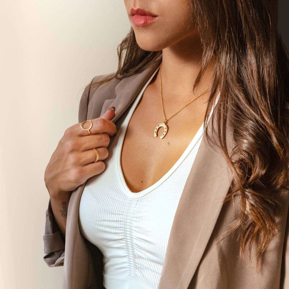 Collar Herradura de la Suerte