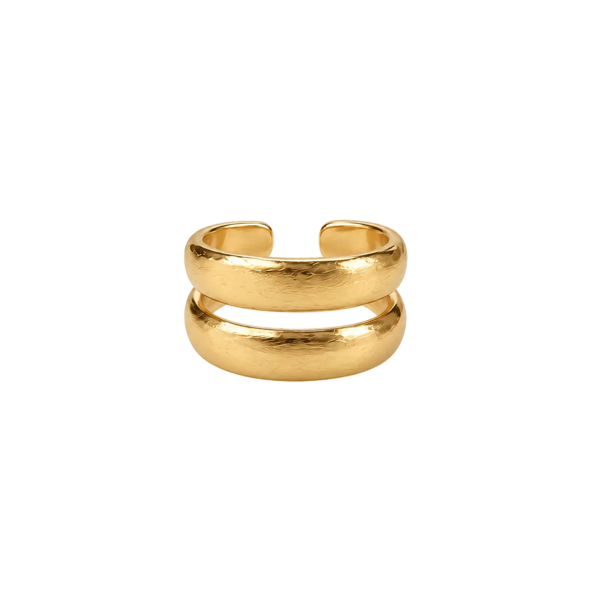 Gold Double Promise Ring