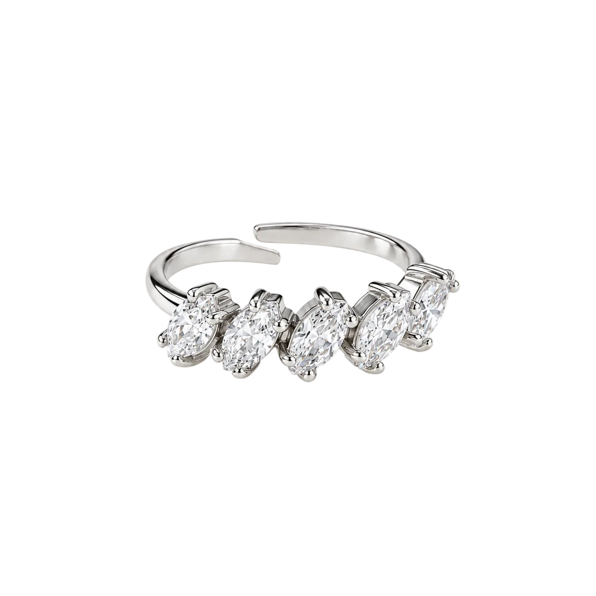 Silver Engagement Ring