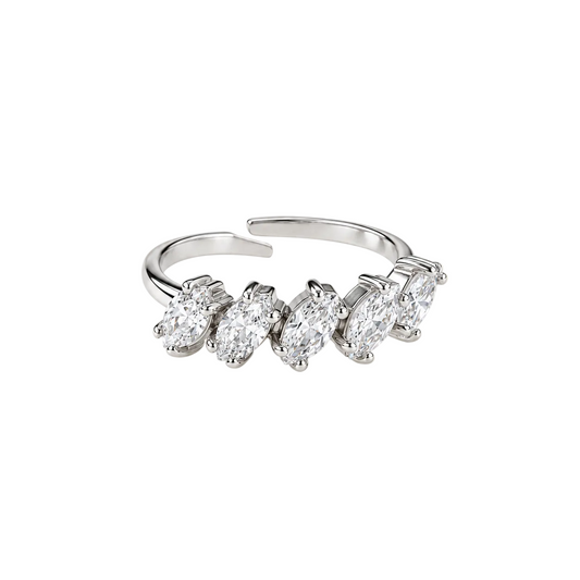 Silver Engagement Ring